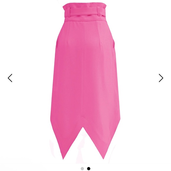 Pink Fashion Shorts With Skirt Overlay - Picture 2 of 2